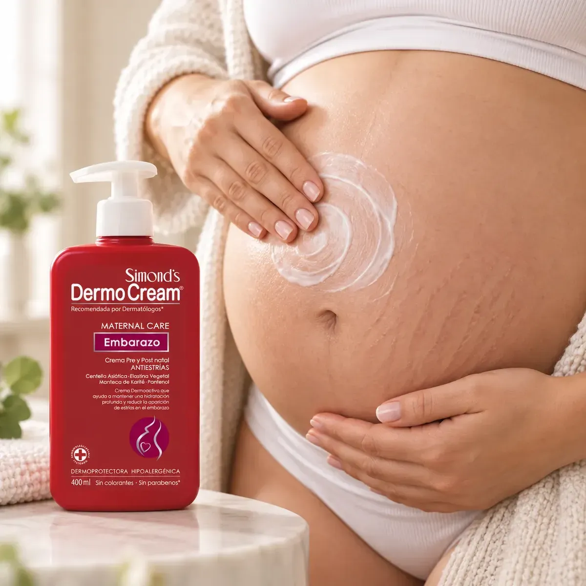 SIMONDS - Pack X2 Simond's Dermo Cream Maternal Care Embarazo 400ml