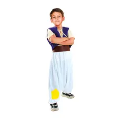 GENERICO - Disfraz Infantil Aladino Talla 7-9 años