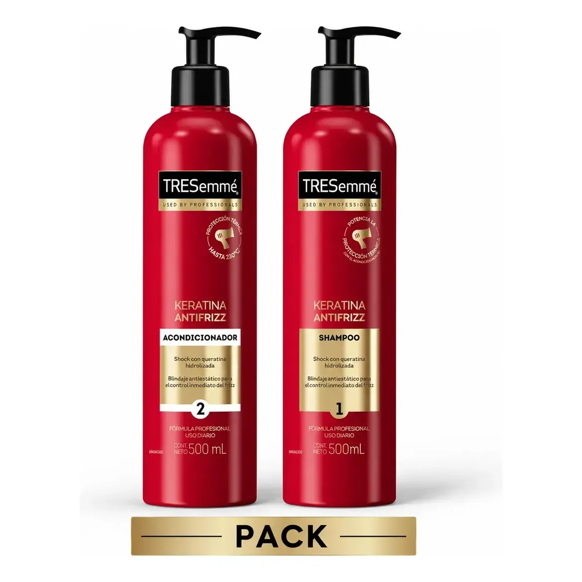 TRESEMME - Pack Tresemmé Keratina Antifrizz Shampoo Y Acondicionador