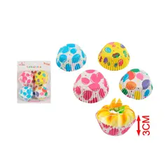 GENERICO - 100un Moldes Papel Pack Cupcake Muffins Moldes Papel Reposteria- Globitos SD