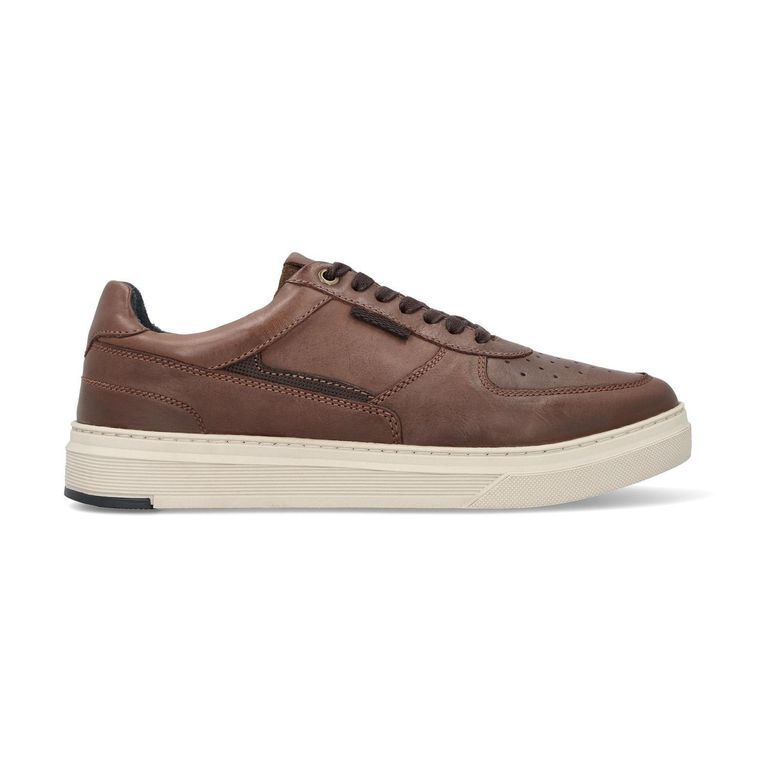 Zapatillas Urbanas Hombre Cuero Honorio Brandy