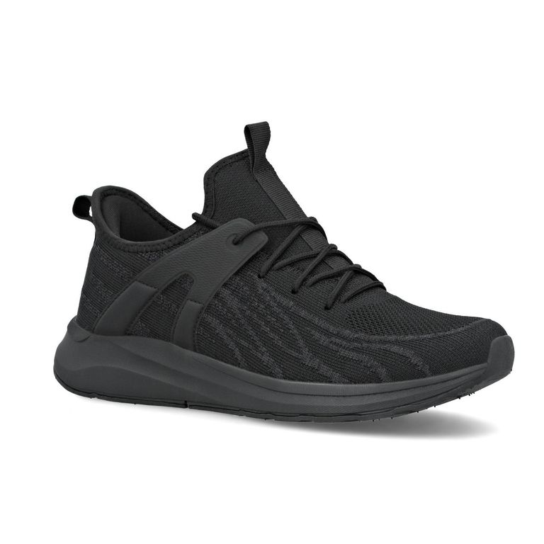 Zapatillas Urbanas Hombre Textil Negro Ranch