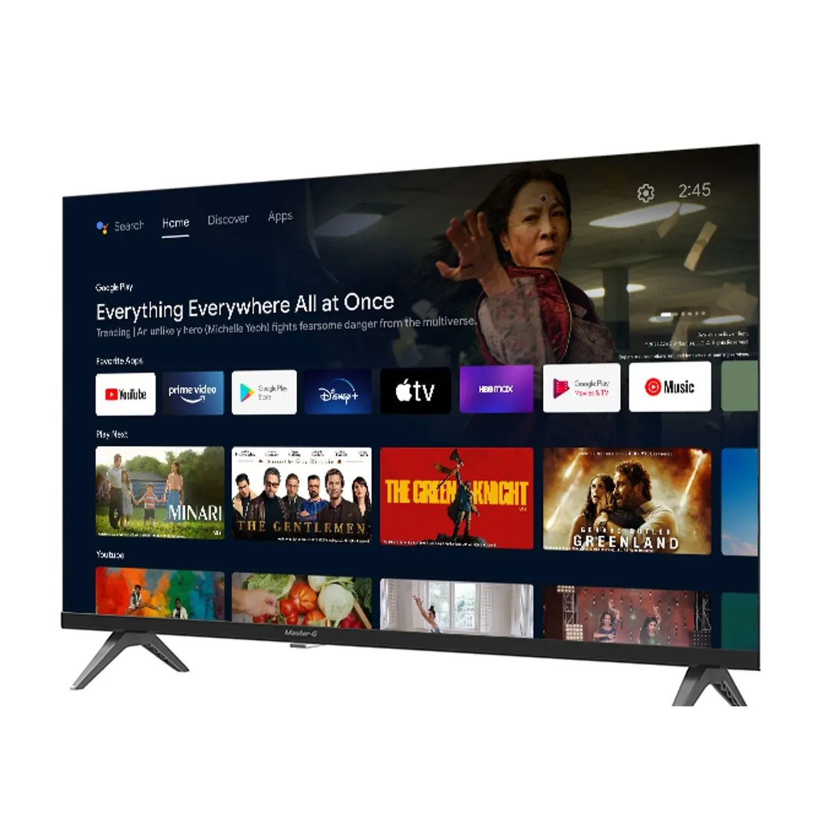 MASTER G - Televisor SmartTV 32 Pulgadas Android TV Master G