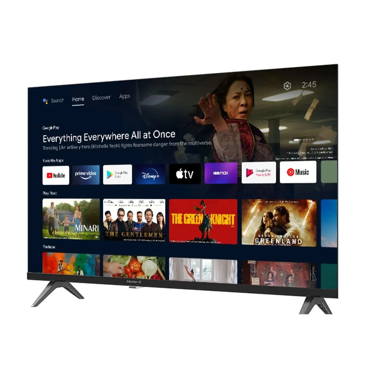 MASTER G - Televisor SmartTV 32 Pulgadas Android TV Master G