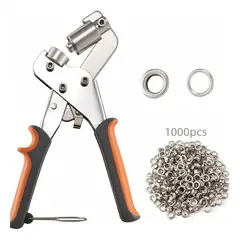 VIDA BUENAS - Alicates Sacabocados Para Ojales Lonas Y Cuero, Kit 1000 Pzs