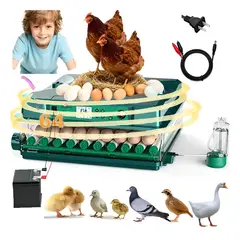 WUWAWDOGA - Incubadora Automático 64 Huevos Giro Y Control Temperatura