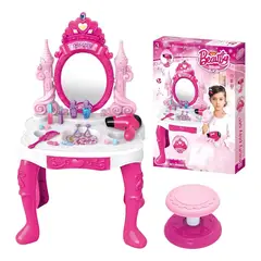 GENERICO - Tocador Princesa Maquillaje Para Niñas De Juguetes