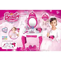 GENERICO - Tocador Princesa Maquillaje Para Niñas De Juguetes