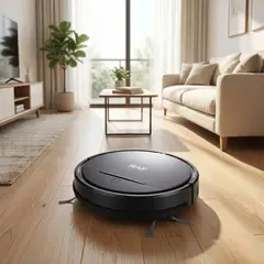 IRM - Aspiradora Robot 3 en 1 Barre Aspira y Trapea Recargable 2000mAh Deposito 1200 ml Pisos