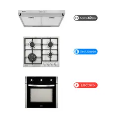 ALBIN TROTTER - Kit Cocina Gas Licuado Harburg Breit Pro Inox