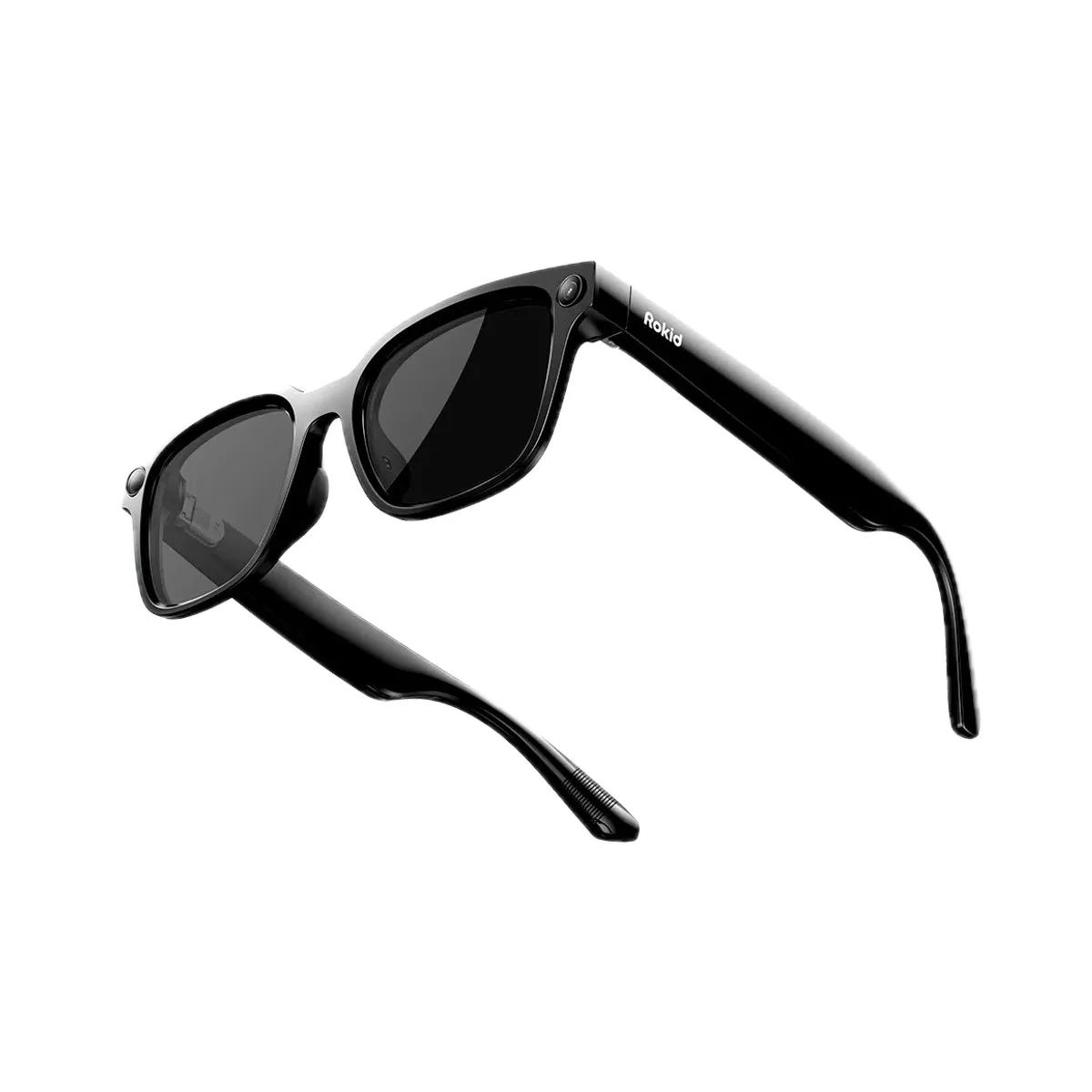 ROKID - Lentes inteligentes Rokid Glasses Style sin pantalla con cámara de 12 MP / Negro