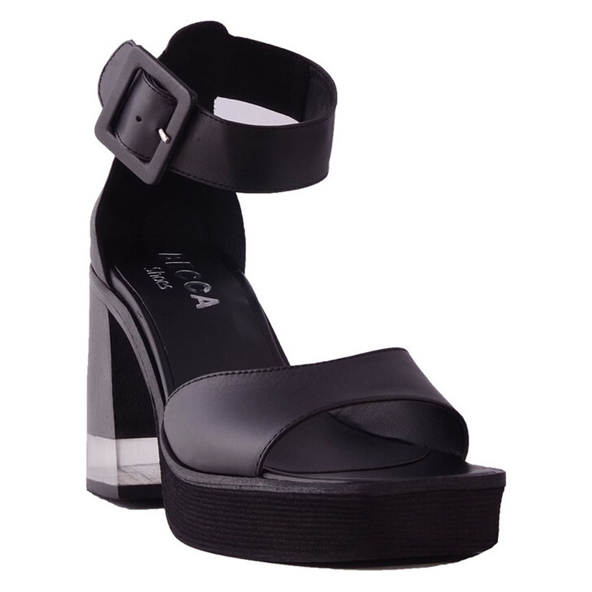 BECCA SHOES - Sandalia Mujer Tudela Cuero Negro