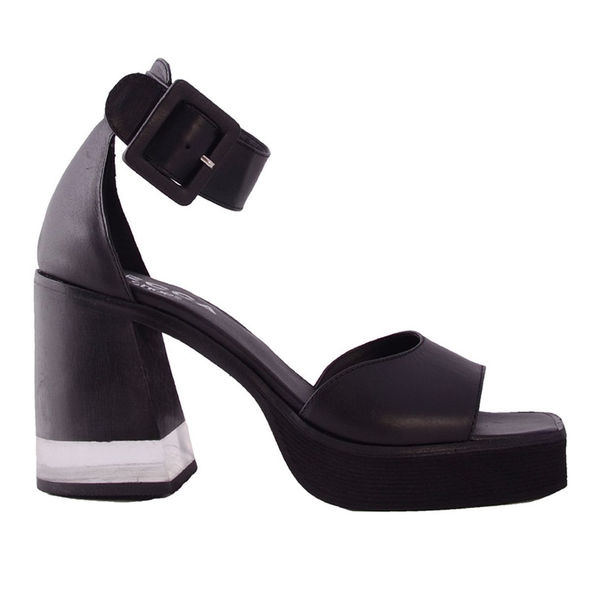 BECCA SHOES - Sandalia Mujer Tudela Cuero Negro