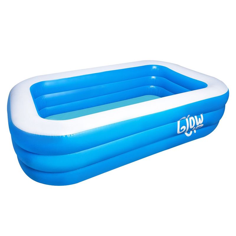 GLOWUP - Piscina 150x105x50cm 350 Litros Azul + Inflador