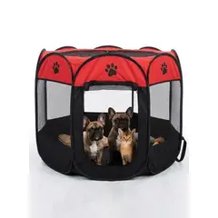 GENERICO - Corral XL Para Mascotas Perros Gatos Conejos Bicolor