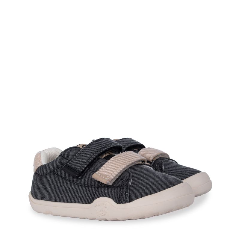 Zapatilla Bebé Niño Ergo de Lona Negro