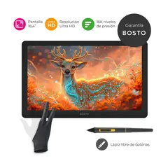 BOSTO - Tableta Gráfica Monitor BT-19 UHD Definición 4K Touch - TG