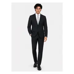 ARROW - Traje Lana Texturado Tailored Fit Negro