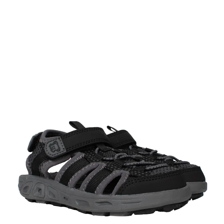 SandaliaOutdoor Bebé Niño Cerrada con Velcro Negro