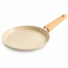 HUDSON - Sarten Panquequero 22 Cm Antiadherente Cerámico Harmony Beige HAR33