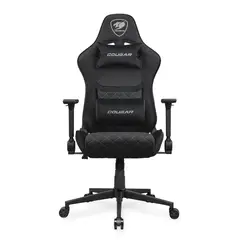 COUGAR - Silla Gamer Profesional Armor One V2 Black F- 4D brazos plegables, reclinable 155°