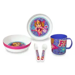 PAW PATROL - Set de Vajilla 5 Piezas Niña