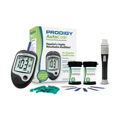 PRODIGY - Glucometro incluye 100 Tiras Reactivas