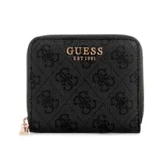 GUESS - Billetera Noelle Ii Slg Small Zip Around Gris