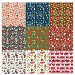GENERICO - Papel De Regalo Para Decorar Regalo De Navidad 25 Pcs 70X100 Cm