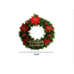 GENERICO - Adorno Navideño Guirnalda De Navidad 30Cm