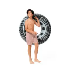 INTEX - Flotador Inflable Circular Camión Monstruo (114 cm) - 56268NP