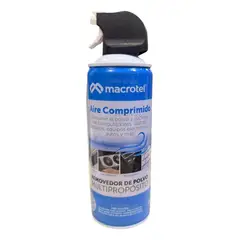 MACROTEL - Fd-400ml Aire Comprimido, Remueve Sucio Y Polvo
