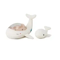CLOUD B - Peluche Proyector Ballena Tranquil Blanco