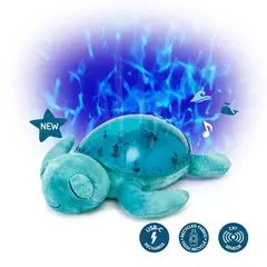 CLOUD B - Proyector Tortuga Tranquil Recargable - Aqua
