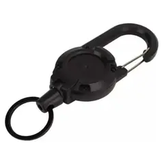 GENERICO - Mosqueton Retractil Tactico Mosqueton Llavero Camping LABG
