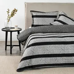 AMERICAN FAMILY - CUBRECAMA QUILT ESTAMPADO ZIRCON 2 PLAZAS QUEEN