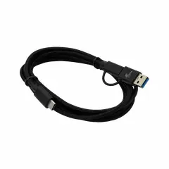 XTECH - USBC-2MM Cable Híbrido USB-C a USB-C Macho/USB-A Macho 182cm USB2.0 XTC-532