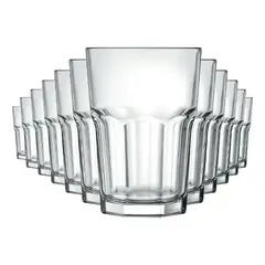 NADIR - 12 Vasos Para Cóctel Bebidas Altos De Vidrio 520cc Bristol