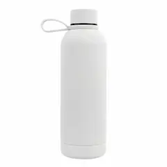 AIZO - Termo de acero inoxidable para agua caliente de 1000 ml (Blanco)