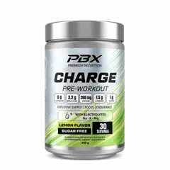 GENERICO - Pre Entreno PBX Charge Limón 450 g 30 Porciones Sin Azúcar