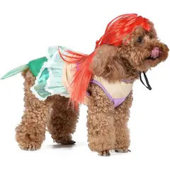VATYERTY - Disfraz de Ariel la princesa para perros en Halloween S