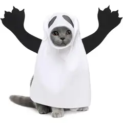 VATYERTY - Disfraces de gatos y perros fantasma para Halloween