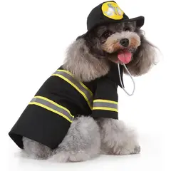VATYERTY - Disfraces de bombero para gatos y perros para Halloween M