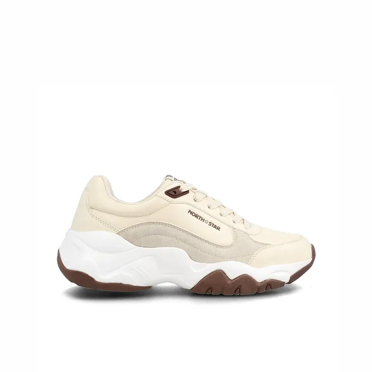 Zapatilla Mujer Macao Beige