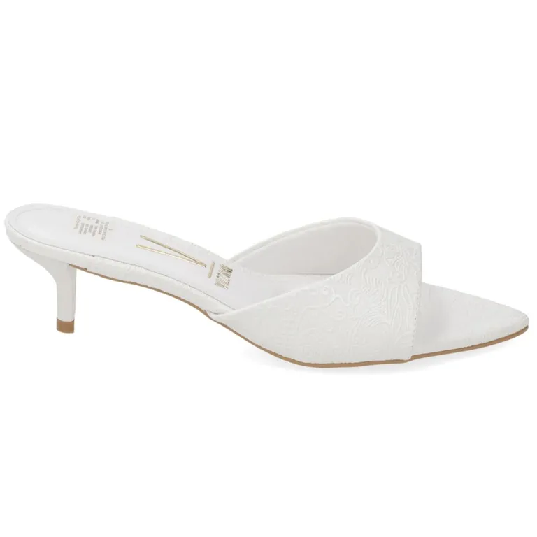 Sandalias Novia Mujer Taco Medio