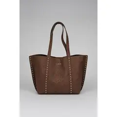 ECLIPSE - Bolso Tote Animal Print Martina Chocolate