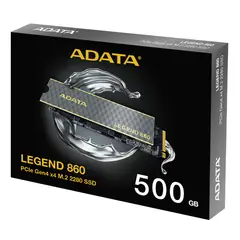 ADATA - DISCO SSD 500GB LEGEND 860 GEN4 X4 M.2 NVME 2280 P/N SLEG-860-500GCS