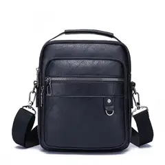 GENERICO - Mochila Bolso Bandolera Urbana Eco Cuero Hombre 2l
