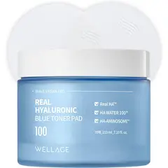 WELLAGE - Discos tónicos Real Hyaluronic Blue 210 ml