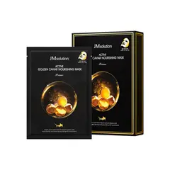 JM SOLUTION - Mascarilla JMSOLUTION ACTIVE GOLDEN CAVIAR NOURISHING MASK 10 unidades